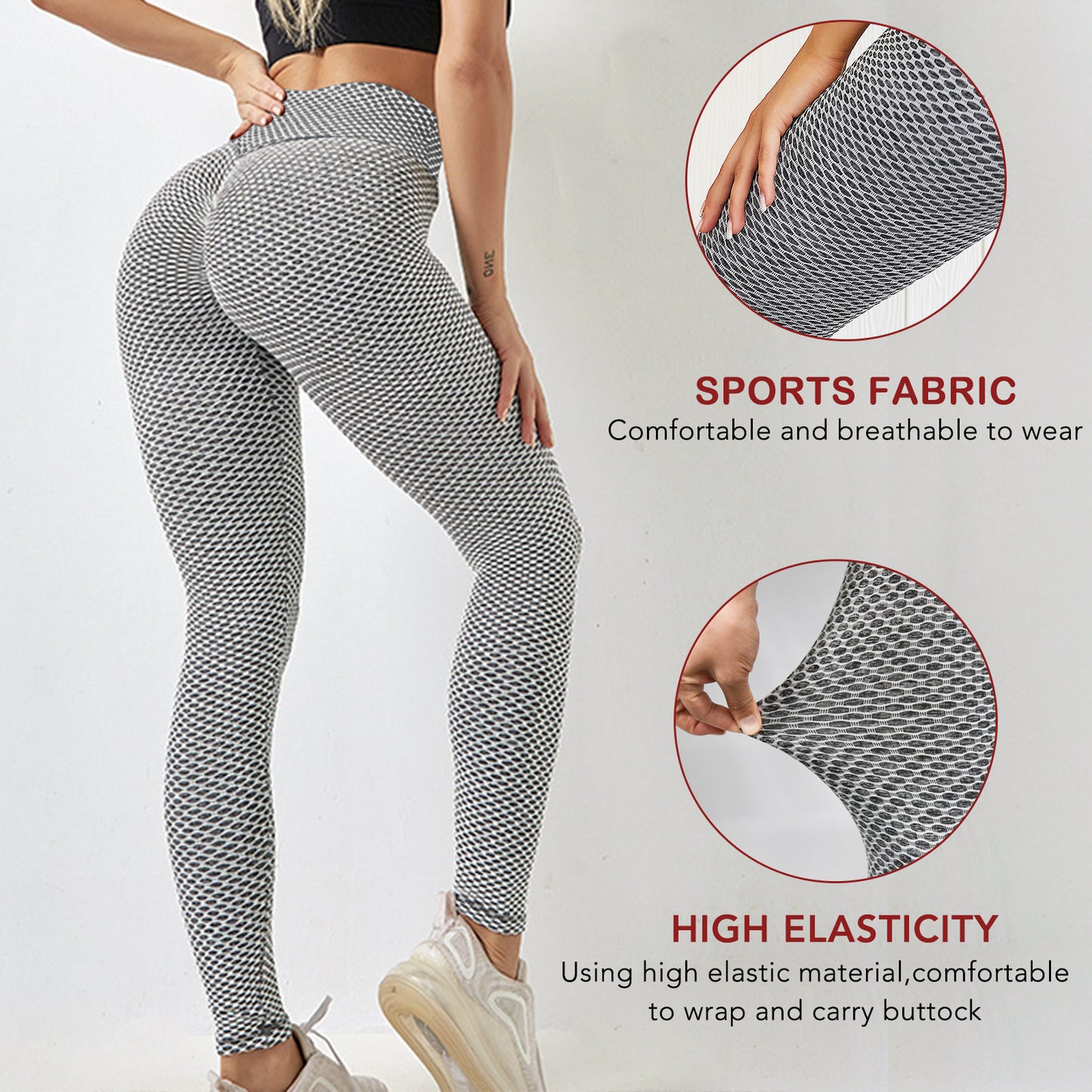 Butt Lifting Workout Tights High Waist