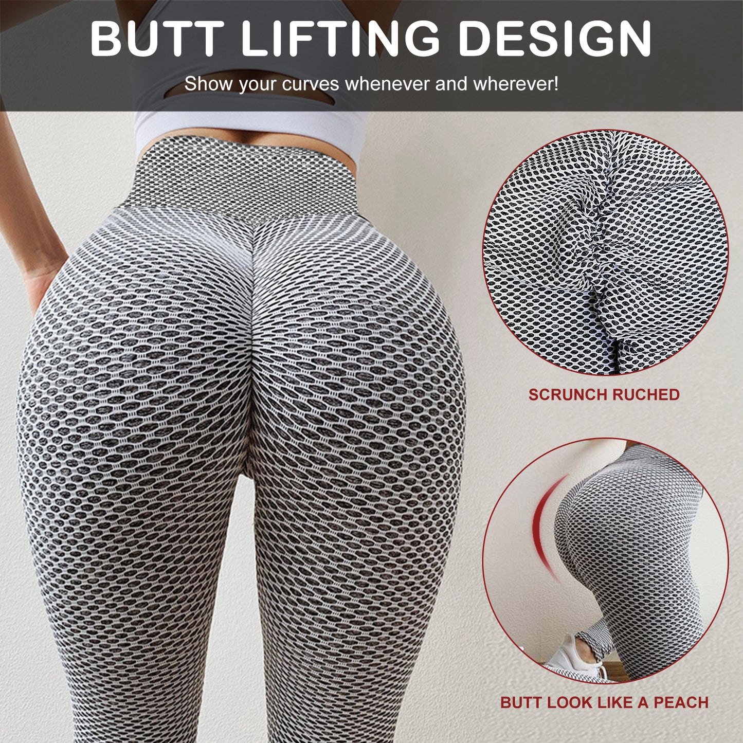 Butt Lifting Workout Tights High Waist