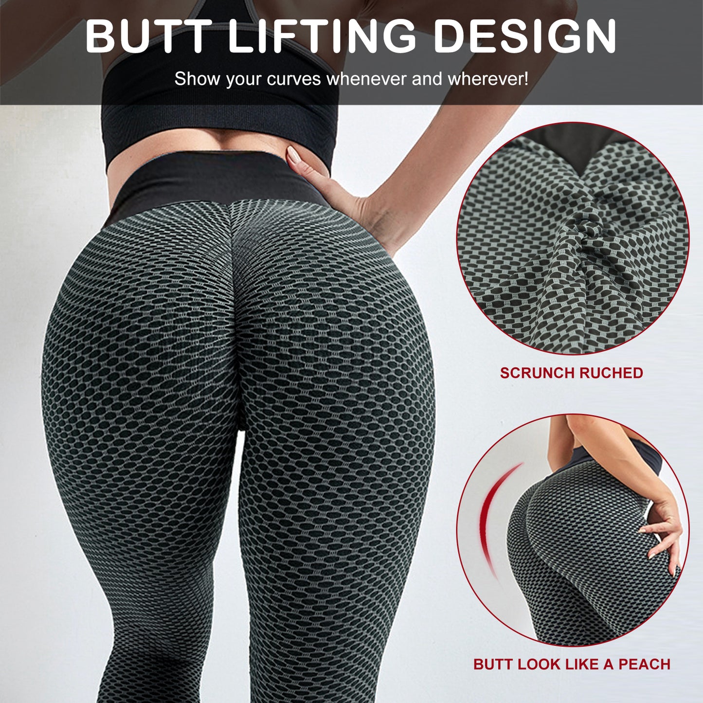 Butt Lifting yoga or Workout Tights High Waist