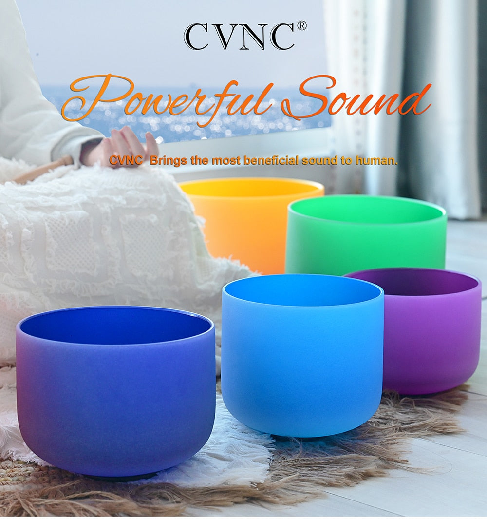 Any Chakra 8 Inch Quartz Crystal Singing Bowl