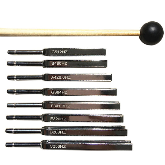 Chakra Tuning Fork Set of 8 for Healing